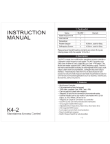 Sebury K4-2 User manual
