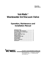 Val-MaticWastewater Air/Vacuum Valve