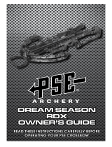 PSE Archery 2015 Dream Season RDX Owner's manual