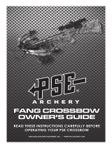 PSE Archery 2015 Fang Crossbow User manual