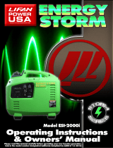 Lifan Power USA Energy Storm 2000i Owner's manual
