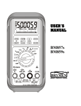 Brymen BM857s User manual
