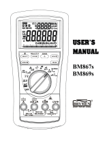 Brymen BM869s User manual