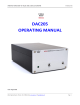 WEISS DAC205 Owner's manual