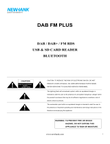 Newhank DAB FM PLUS Owner's manual