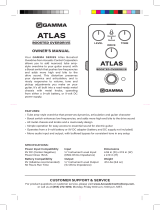 Gamma Atlas Boosted Overdrive Pedal User manual