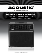 Acoustic AG120S User manual