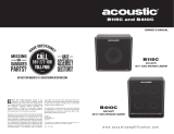 Acoustic B115C 1×15″ C-Series Bass Cabinet User manual