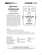 Gamma CUMULUS Boosted Overdrive Pedal User manual