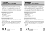 IDX TA-PV2J650 Operating instructions