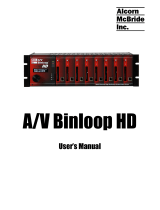 Alcorn Mcbride A/V Binloop HD User guide