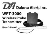 Dakota Alert WPT-3000 Wireless Probe Transmitter Owner's manual
