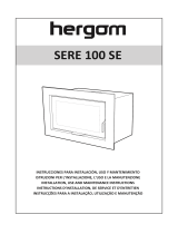 Hergom Insert Sere 100 Operating instructions
