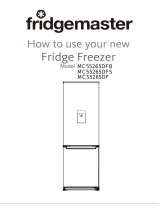 Fridgemaster MC55265DF Owner's manual