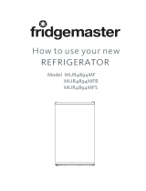 Fridgemaster MUR4894MF Owner's manual