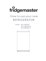 Fridgemaster MUL4892MF Owner's manual