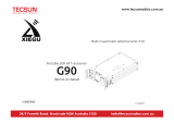 TECSUN XIEGU G90 20 Watt SDR HF Transceiver Owner's manual