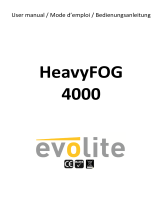 Evolite HeavyFog 4000 User manual