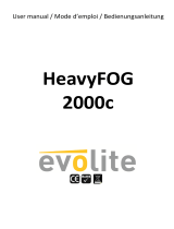 Evolite HeavyFog 2000 c User manual