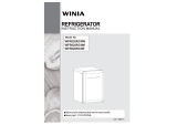 Winia WFR028RCNW User manual