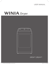Winia 7.4 cu. ft. Gas Dryer User manual