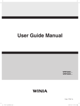 Winia WRBHD31ATE User manual