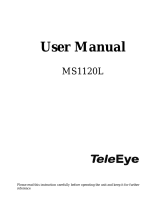TeleEye MS1120L User manual
