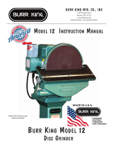 BURR KING Model 12 User manual