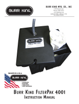 BURR KING 4001 FilterPak User manual