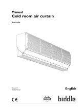 Biddle IsolAir Chilled Room Air Curtain User manual