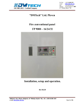 DMTech Fire alarm panels FP9000-16, FP9000-24 and FP9000-32 Instructions Manual
