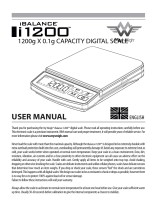 MyWeigh iBalance i1200 Owner's manual