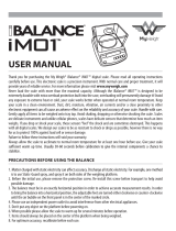 MyWeigh iBALANCE iM01 Owner's manual