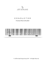JEFF ROWLAND Conductor User manual