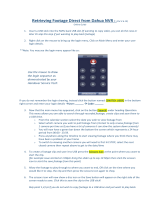 Intelligent HomeRetrieving NVR footage