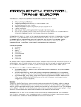 Frequency Central Trans Europa User manual