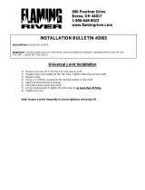 Flaming River Universal Joint Installation guide