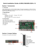 Acard ARS-2160 Owner's manual