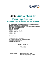 AEQ AoIP User manual