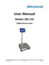 Brecknell 3900LP Bench Series User manual