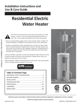 Reliance Water Heaters 6 30 EOLS Owner's manual