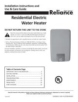 Reliance Water Heaters 6 4 EOMS K Owner's manual