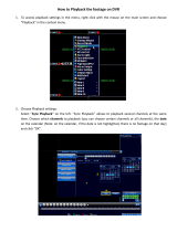 Evertech DVR Operating instructions