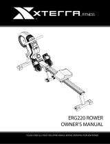 Xterra ERG220 ROWER User manual
