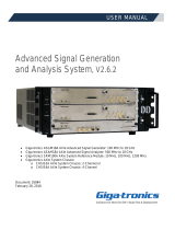 Giga-tronics ASGM/ASAM User manual