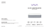 VAVA VA-LT002 4K Projector User manual