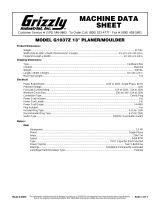 Grizzly G1037Z Owner's manual