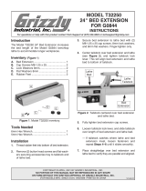 Grizzly T32250 Owner's manual