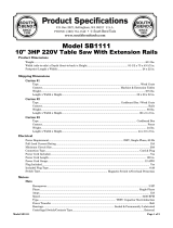 South bend SB1111 Owner's manual