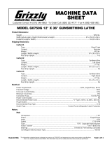 Grizzly G0750G Owner's manual